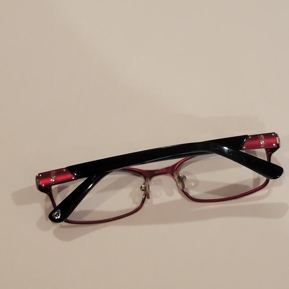 Juicy Couture JU124Black/Red Eyeglasses Frames 52x17x135 - Picture 7 of 15
